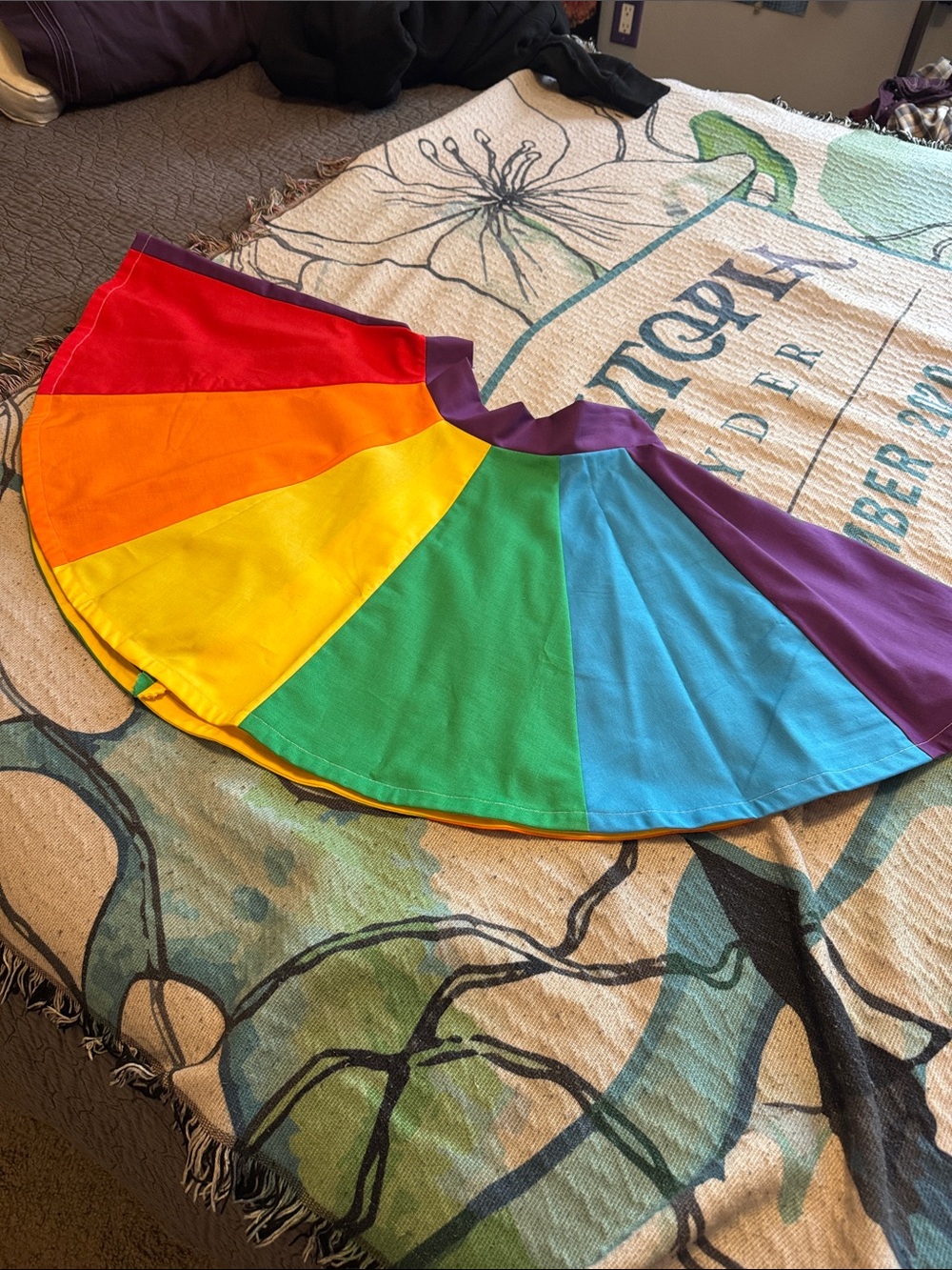Handmade 🌈Pride Raibow🌈 Circle Skirt